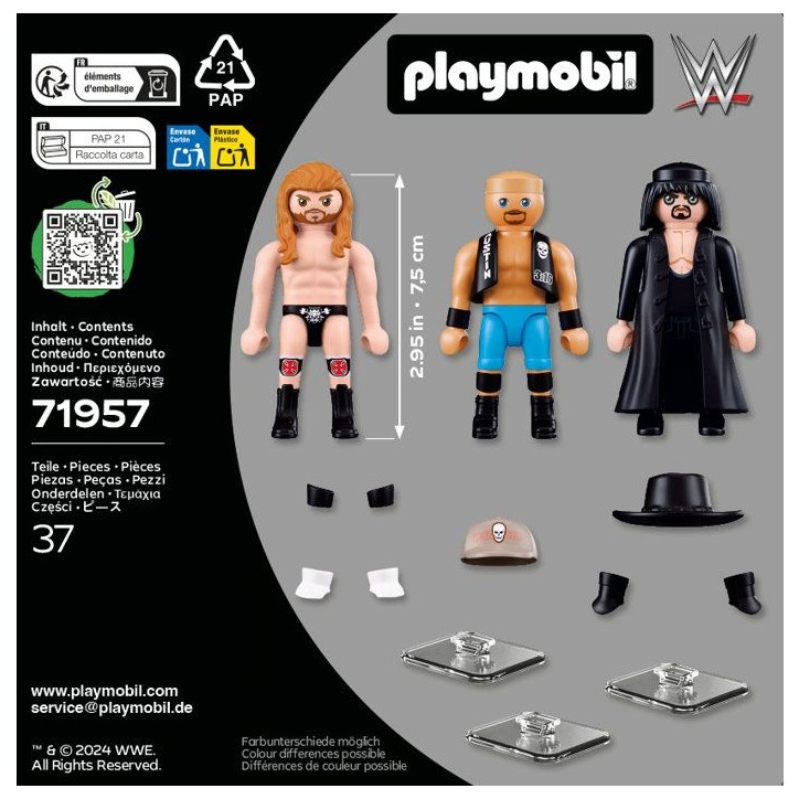 PLAYMOBIL 71957 WWE Multipack Attitude Era