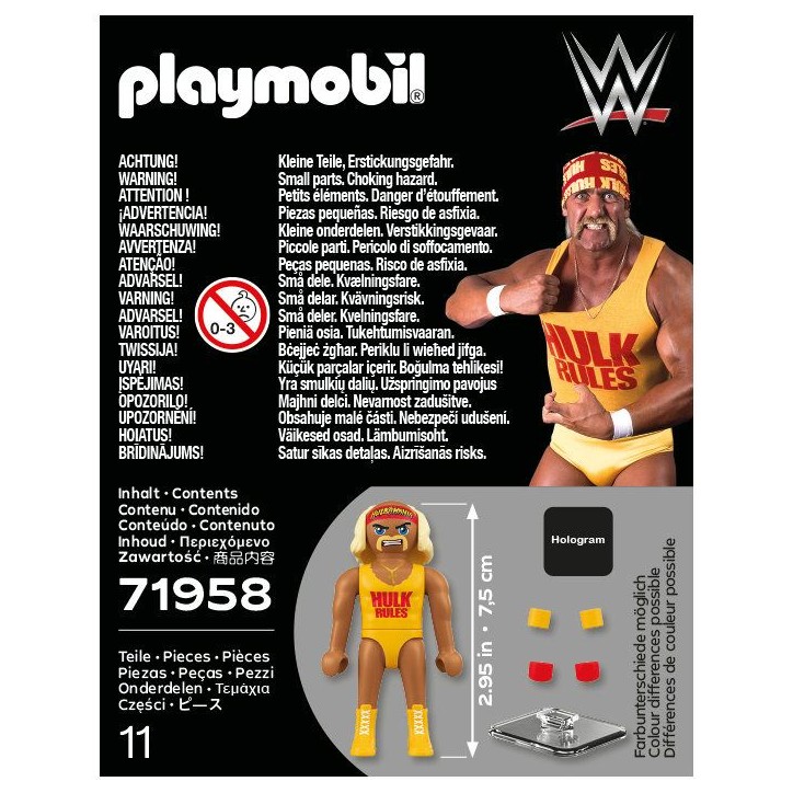 PLAYMOBIL 71958 WWE Hulk Hogan