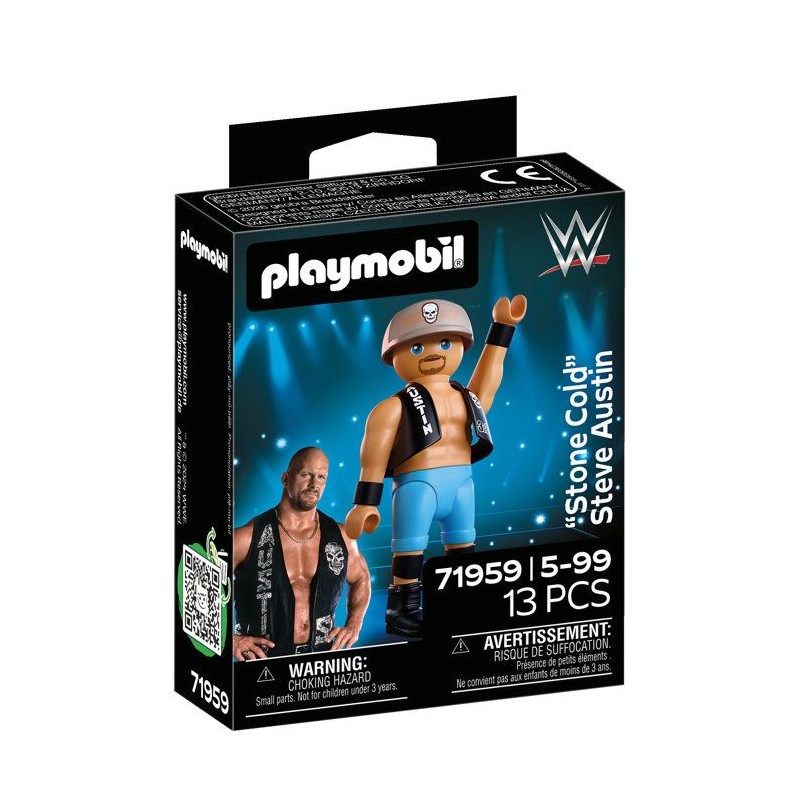 PLAYMOBIL 71959 WWE « Stone Cold » Steve Austin