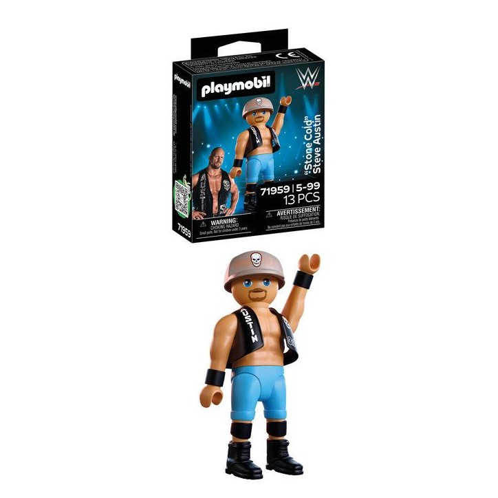 PLAYMOBIL 71959 WWE « Stone Cold » Steve Austin