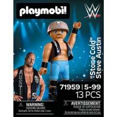 PLAYMOBIL 71959 WWE « Stone Cold » Steve Austin