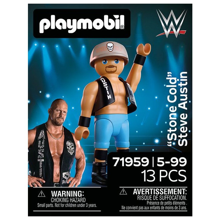 PLAYMOBIL 71959 WWE « Stone Cold » Steve Austin