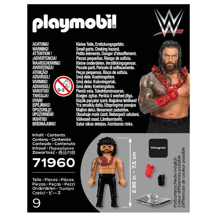 PLAYMOBIL 71960 WWE Roman Reigns