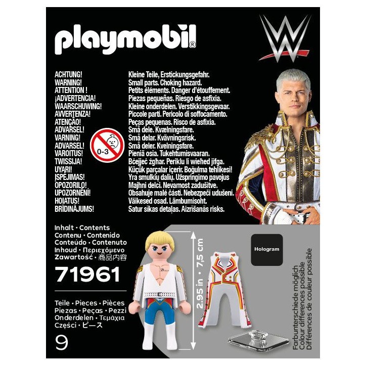 PLAYMOBIL 71961 WWE Cody Rhodes
