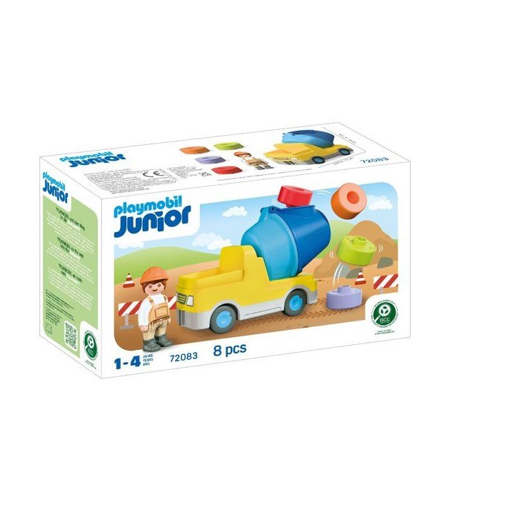 PLAYMOBIL Junior 72083 Bétonneuse