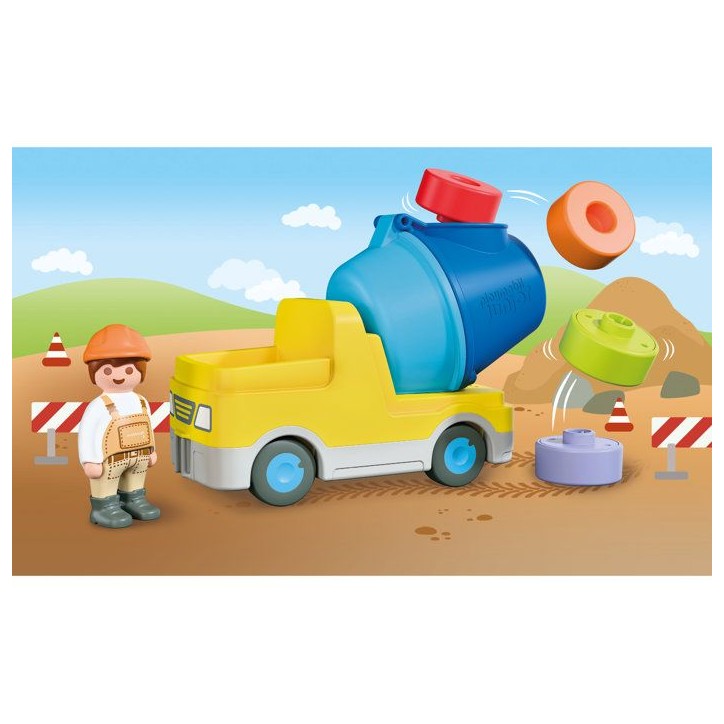 PLAYMOBIL Junior 72083 Bétonneuse