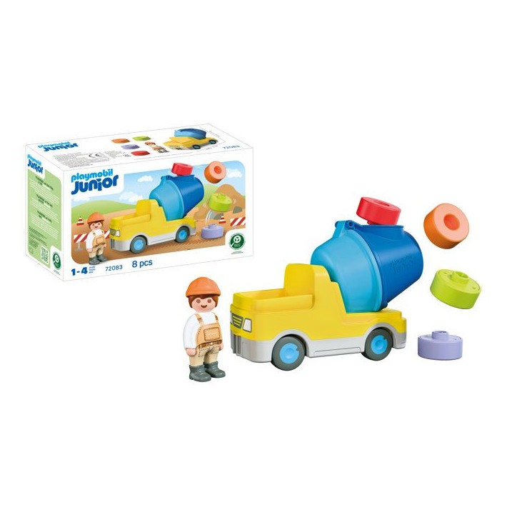 PLAYMOBIL Junior 72083 Bétonneuse