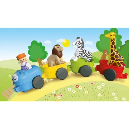 PLAYMOBIL Junior 72084 Train des animaux