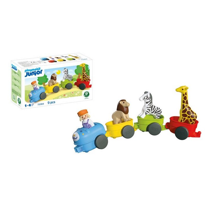 PLAYMOBIL Junior 72084 Train des animaux