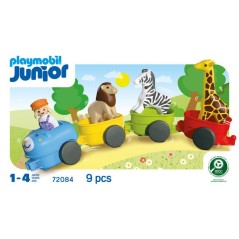 PLAYMOBIL Junior 72084 Train des animaux