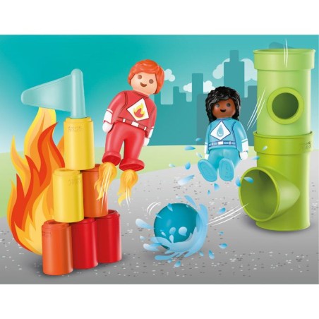 PLAYMOBIL Junior 72085 Super-héros en action