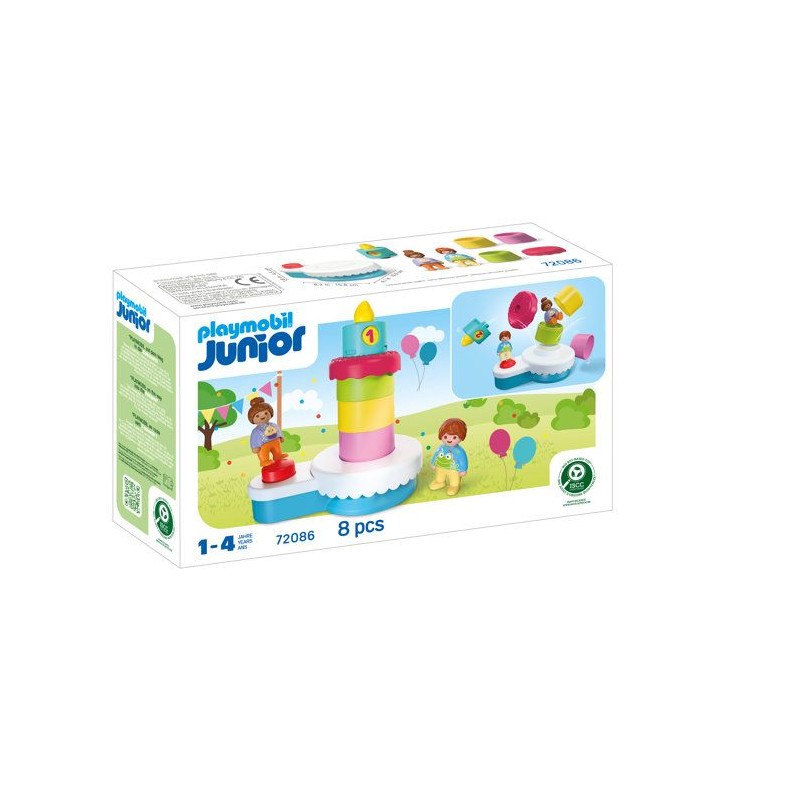 PLAYMOBIL Junior 72086 Gâteau d'anniversaire