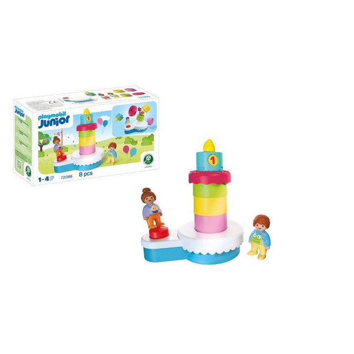 PLAYMOBIL Junior 72086 Gâteau d'anniversaire