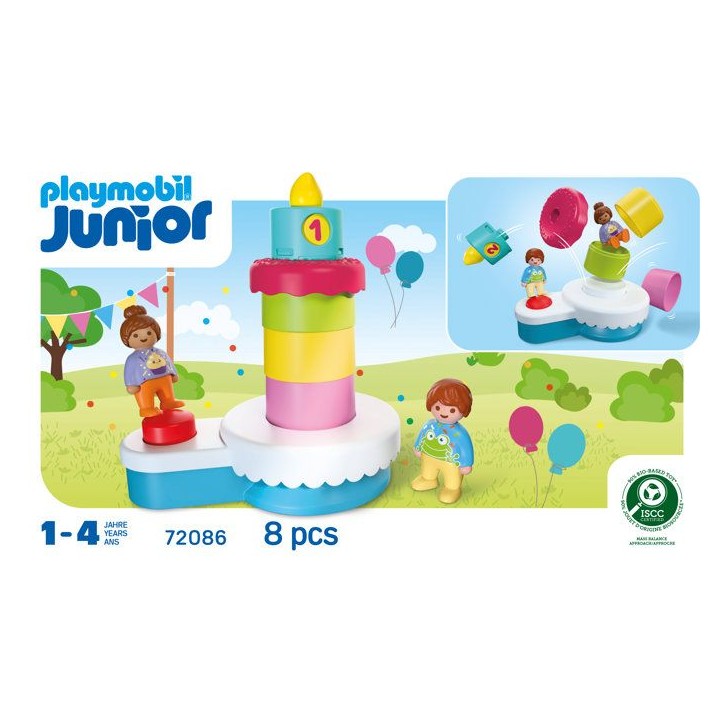 PLAYMOBIL Junior 72086 Gâteau d'anniversaire