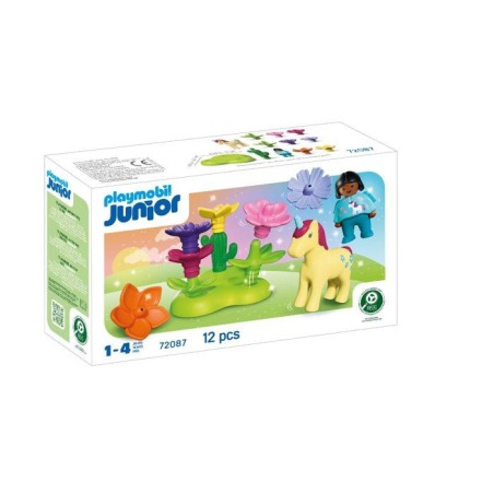 PLAYMOBIL 72087 Jardin des licornes, Playmobil Junior, Des 12 mois