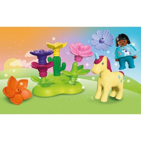 PLAYMOBIL 72087 Jardin des licornes, Playmobil Junior, Des 12 mois