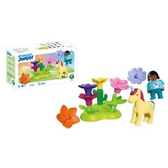 PLAYMOBIL 72087 Jardin des licornes, Playmobil Junior, Des 12 mois