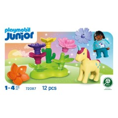 PLAYMOBIL 72087 Jardin des licornes, Playmobil Junior, Des 12 mois