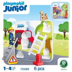 PLAYMOBIL Junior 72088 Puzzle pompiers