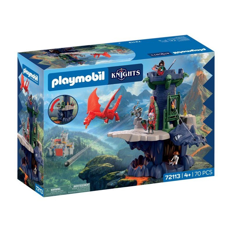 PLAYMOBIL 72113 Tour des chevaliers du Dragon, Adventure les chevalier