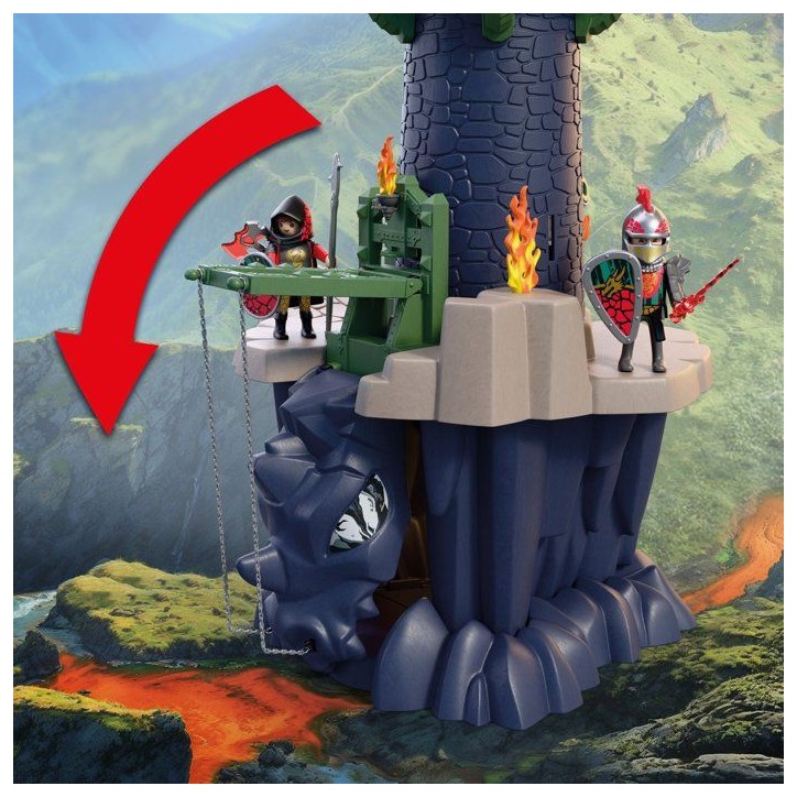 PLAYMOBIL 72113 Tour des chevaliers du Dragon, Adventure les chevaliers, 70 pieces, des 4 ans PLAYMOBIL 72113 Tour des chevaliers du Dragon, Adventure les chevaliers, 70 pieces, des 4 ans