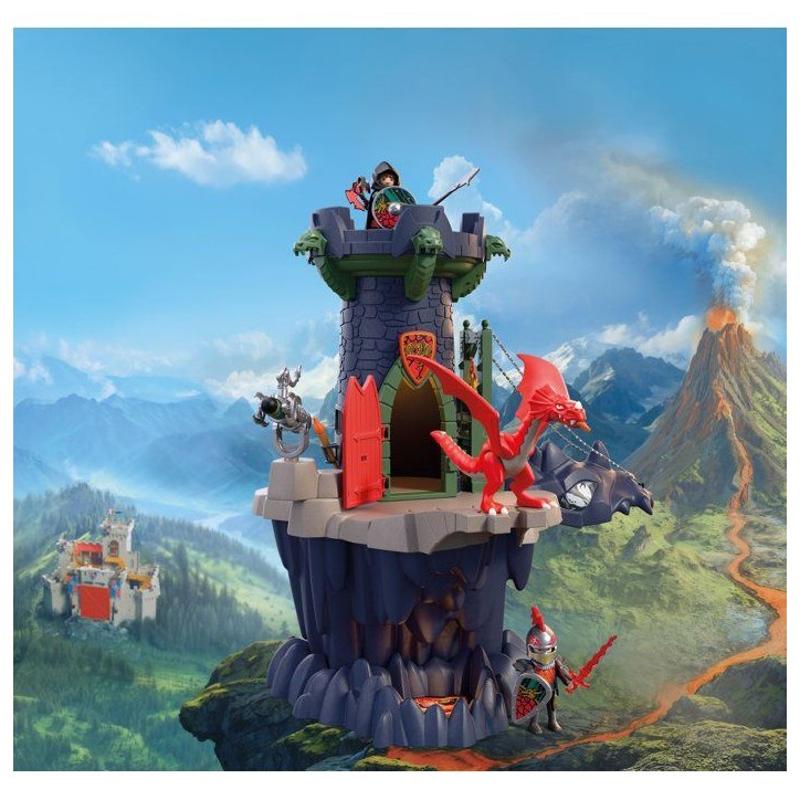 PLAYMOBIL 72113 Tour des chevaliers du Dragon, Adventure les chevaliers, 70 pieces, des 4 ans PLAYMOBIL 72113 Tour des chevaliers du Dragon, Adventure les chevaliers, 70 pieces, des 4 ans