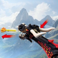 PLAYMOBIL 72114 Dragon noir & chevalier, Adventure les chevaliers, 18