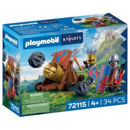 PLAYMOBIL 72115 Canon des chevaliers du Lion, Adventure les chevaliers
