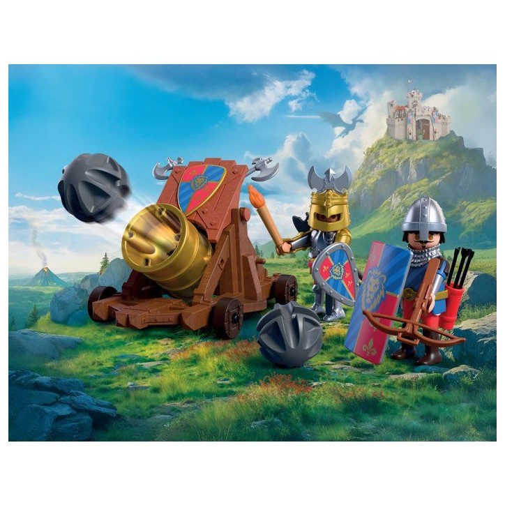 PLAYMOBIL 72115 Canon des chevaliers du Lion, Adventure les chevaliers, 34 pieces, des 4 ans PLAYMOBIL 72115 Canon des chevaliers du Lion, Adventure les chevaliers, 34 pieces, des 4 ans