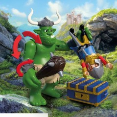 PLAYMOBIL 72116 Troll et trésor chevaliers du Lion, Adventure les che