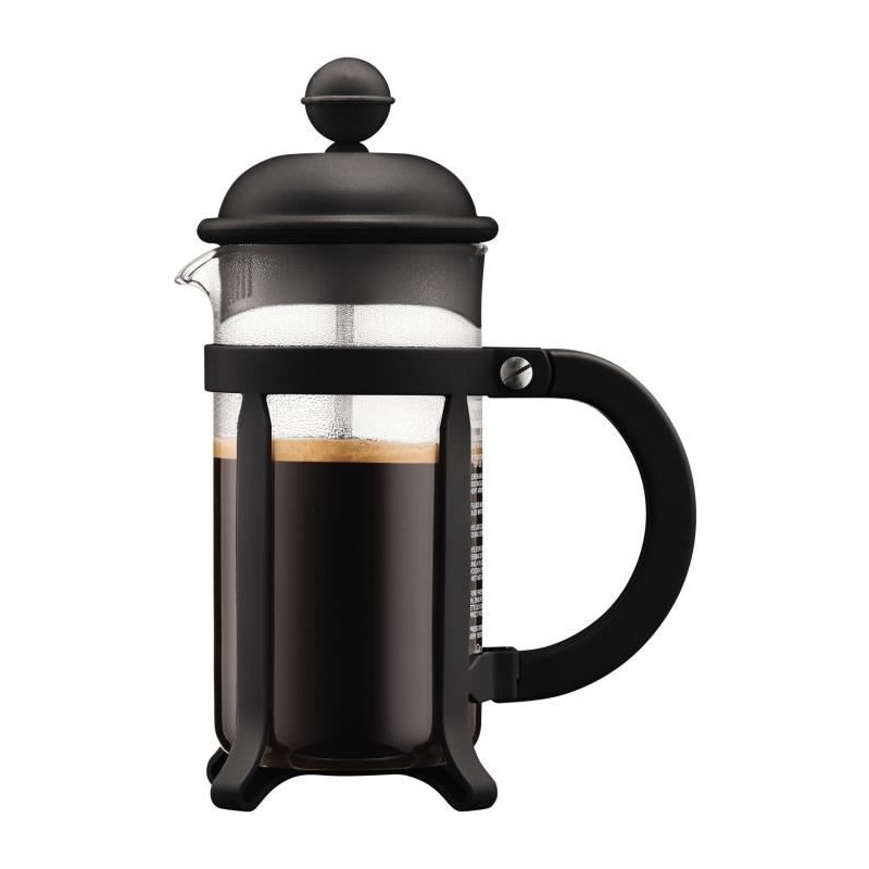 Cafetiere a piston - BODUM - Java - Monture et couvercle en plastique Cafetiere a piston - BODUM - Java - Monture et couvercle en plastique