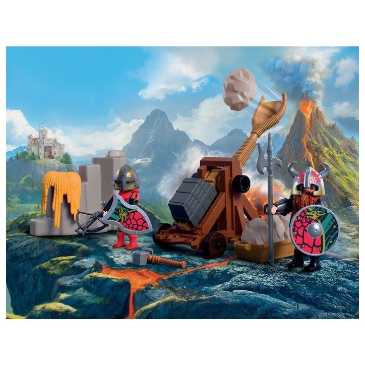 PLAYMOBIL 72117 Catapulte des Chevaliers du Dragon, Adventure les chevaliers, 43 pieces, des 4 ans PLAYMOBIL 72117 Catapulte des Chevaliers du Dragon, Adventure les chevaliers, 43 pieces, des 4 ans
