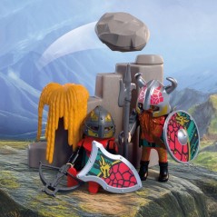 PLAYMOBIL 72117 Catapulte des Chevaliers du Dragon, Adventure les chev