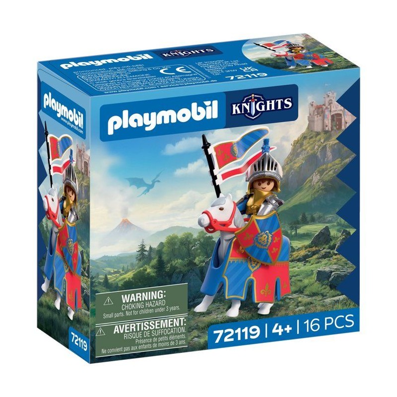 PLAYMOBIL 72119 Chef des Chevaliers du Lion, Adventure les chevaliers,