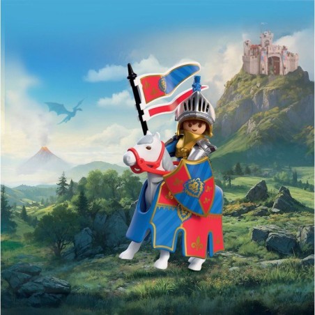 PLAYMOBIL 72119 Chef des Chevaliers du Lion, Adventure les chevaliers, 16 pieces, des 4 ans