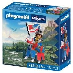 PLAYMOBIL 72119 Chef des Chevaliers du Lion, Adventure les chevaliers,