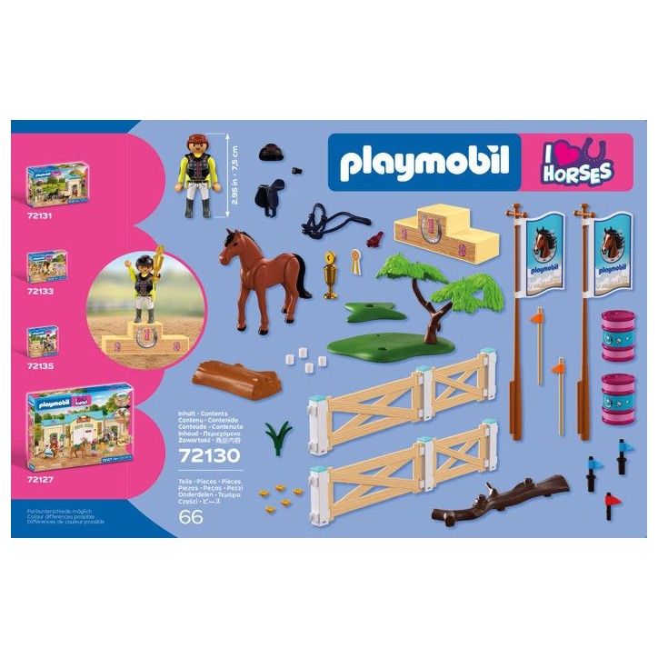 PLAYMOBIL I love horses 72130 Concours de cheval