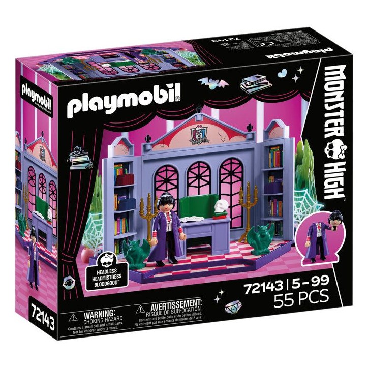 PLAYMOBIL 72143 Monster High Bureau de Mrs Bloodgood