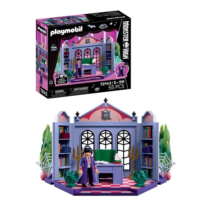 PLAYMOBIL 72143 Monster High Bureau de Mrs Bloodgood