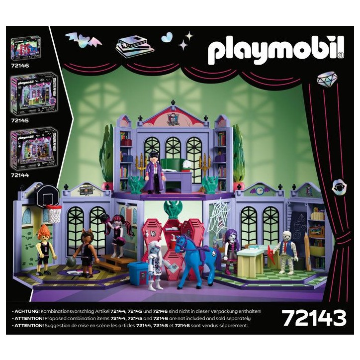 PLAYMOBIL 72143 Monster High Bureau de Mrs Bloodgood