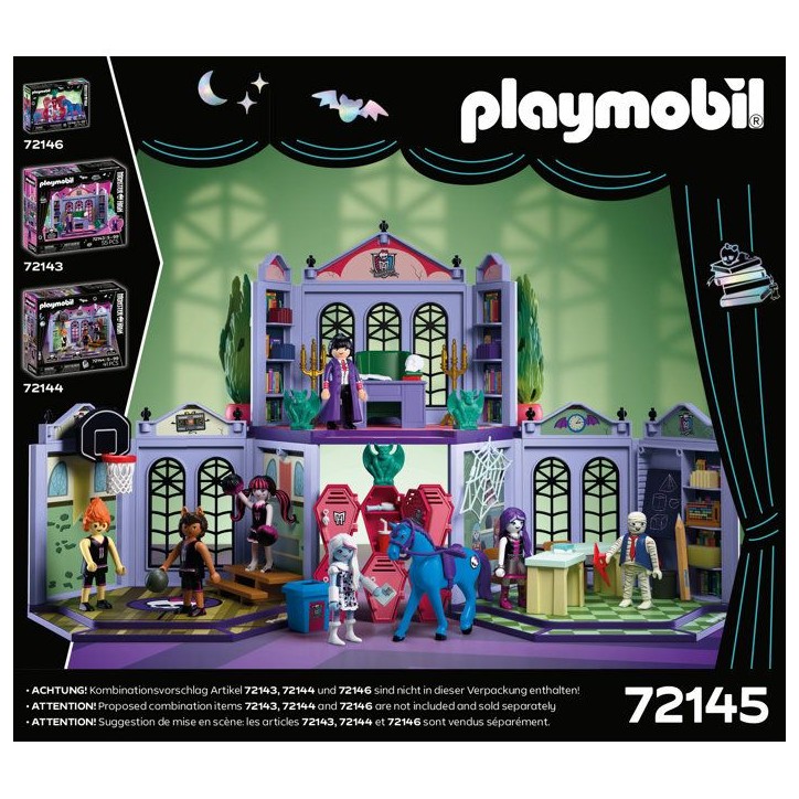 PLAYMOBIL 72145 Monster High Salle de classe, des 4 ans