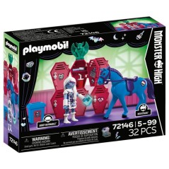 PLAYMOBIL 72146 Monster High Abbey casiers et cheval, des 4 ans