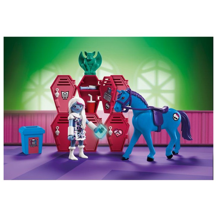 PLAYMOBIL 72146 Monster High Abbey casiers et cheval, des 4 ans