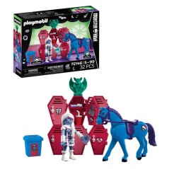 PLAYMOBIL 72146 Monster High Abbey casiers et cheval, des 4 ans