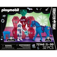 PLAYMOBIL 72146 Monster High Abbey casiers et cheval, des 4 ans