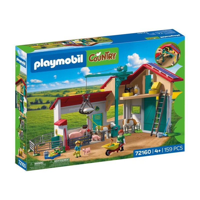 PLAYMOBIL Country 72160 Grande ferme et étable