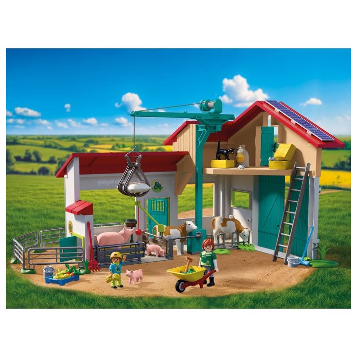 PLAYMOBIL Country 72160 Grande ferme et étable