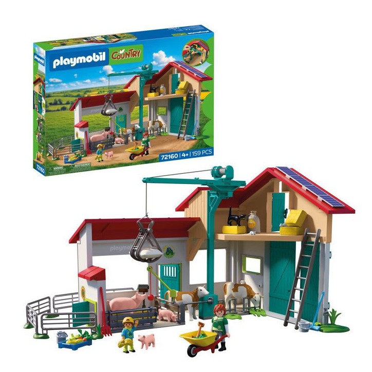 PLAYMOBIL Country 72160 Grande ferme et étable