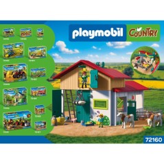 PLAYMOBIL Country 72160 Grande ferme et étable