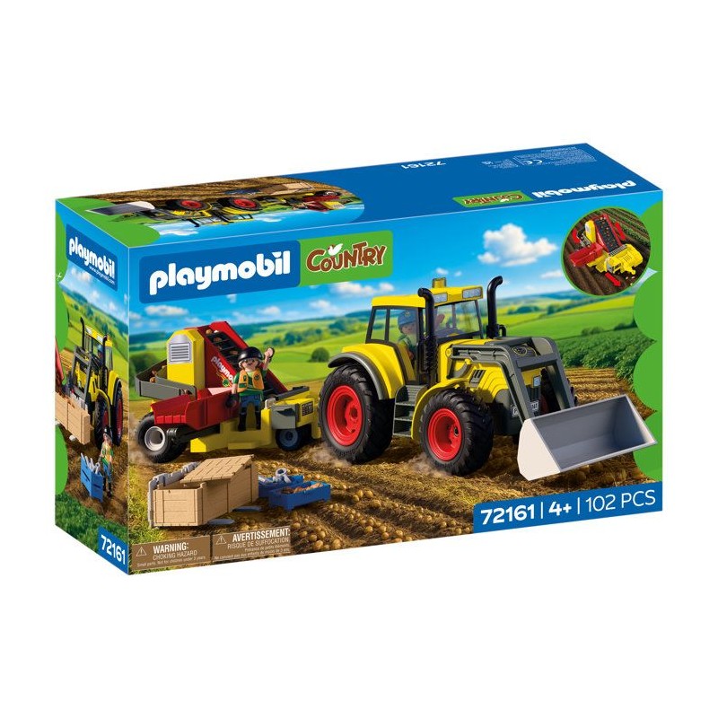 PLAYMOBIL Country 72161 Tracteur avec récolteur de pommes de terre